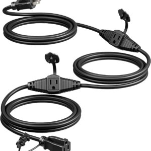 DEWENWILS 25 Feet Outdoor Christmas Extension Cord, 10ft…