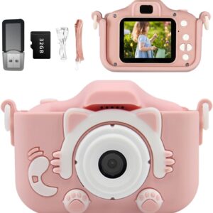 Cat Gift Camera for Girls, Preschool Digital Camera, Camera…