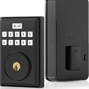OOCC Keyless Entry Door Lock, Smart Keypad Door Lock for…