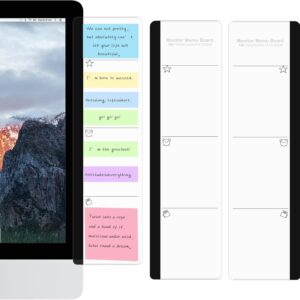 Office Desk Accessories 2 Piece Monitor Memo Board -…