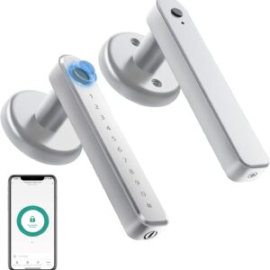 IRONZON Smart Fingerprint Door Lock, with App/Code/Key Backup…