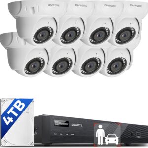 ONWOTE PoE Security Camera System 16 Channels, 12MP 4K 16CH C…