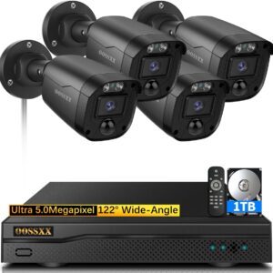 (5MP Full HD Definition) Outdoor Wired Security Camera System…