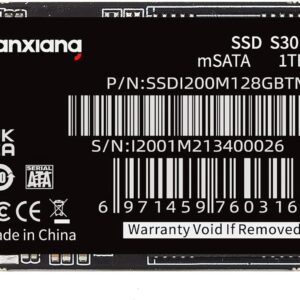fanxiang S301 2TB mSATA SSD Mini SATA III 6Gb/s Internal Sol…