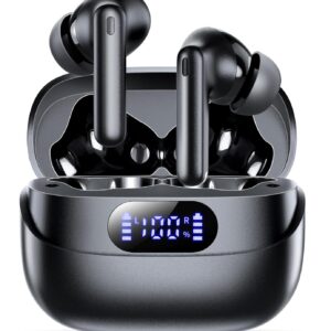 Wireless Headphones, Bluetooth 5.3 Headphones with 42 Hour Playtime,…