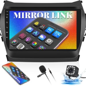 CAMECHO Android 13 Car Stereo for Hyundai Santa Fe IX45 2013…