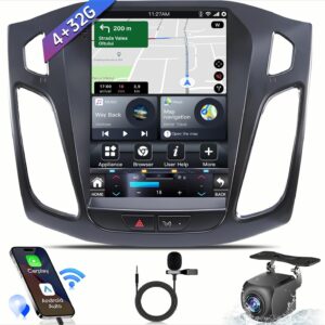 Car Radio Stereo for Ford Focus 2012-2018: Upgrade 8 Core 4+…