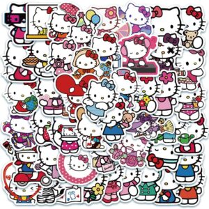 Hello Kitty Sticker Pack of 50 Pieces Kitty White Theme…