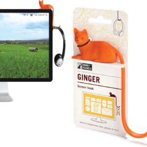 Monkey Business Ginger The Cat Tail Hook for Computer Screen…