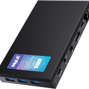 MeLE Quieter3C Fanless Mini PC, Celeron N5105 8GB 128GB, Microphone…