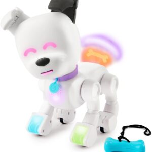 Dog-E interactive robot dog with colorful LED lights, more than 200…