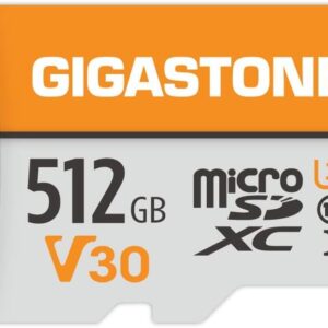 Gigastone 512GB Micro SD card, for GoPro, Surveillance, Secu …