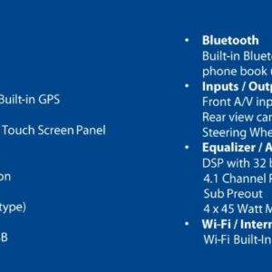 Cali1000 10.1 inches multimedia multimedia qled 2.5D touch screen panther …