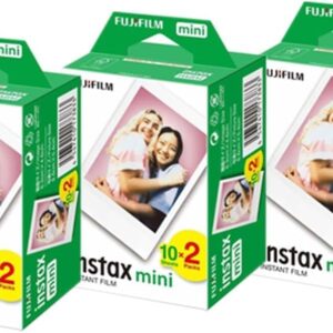 Fujifilm Instax Mini Instant Film (3 Twin Packs, 60 Pi Total…