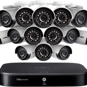 Lorex Indoor/Outdoor Wired Security Camera System, 1080p HD…