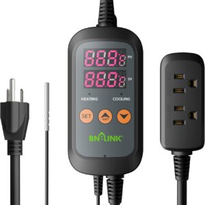 BN-LINK Digital Temperature Controller Thermostat Output with…