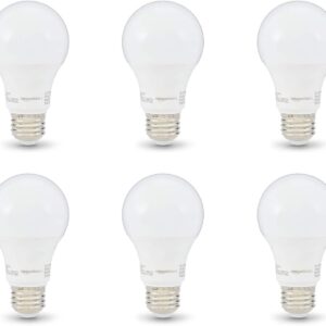 Amazon Basics Soft White LED Bulb, A19, 40 Watt Equivena…