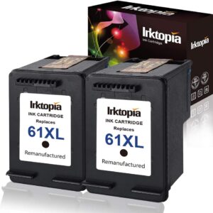 Inktopia Remanufactured Ink Cartridge Replacement for HP 61…