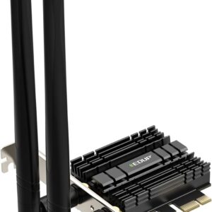 EDUP PCI-E WiFi 6 AX1800Mbps Bluetooth 5.2 Network Card…