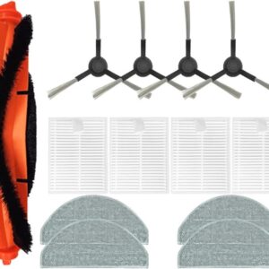 Main Side Brush Cover Mop with HEPA Filter Compatible for Xiaomi…