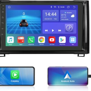 8 Core 4GB RAM 9″ Qled Android 12 Car Stereo for Toyota Tund…