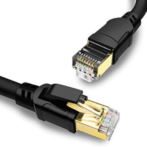 Yauhody CAT8 Ethernet Cable 3 Feet, High Speed ​​40Gbps 2000MHz I…