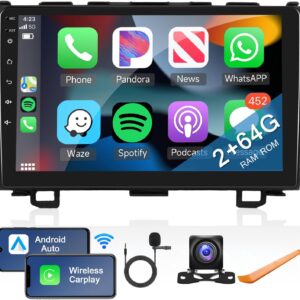 2+64g for Honda CRV 2007-2011 Improido Atray Stereo with Wirele …