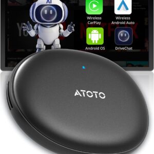 AD5 Wireless CarPlay/Wireless Android AI Auto Box, Plug & Pl…