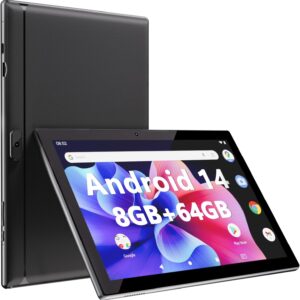 Android 14 Tablet, 10 Inch Tablets 8GB RAM+ 64GB ROM+ 1TB Ex…