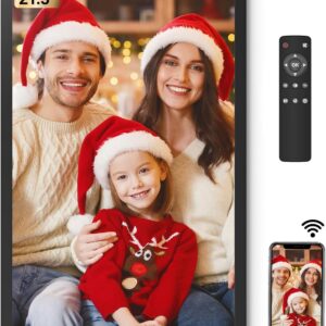 BSIMB Large Digital Photo Frame with 21.5 Inch Touch Screen,…