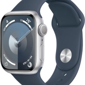 Apple Watch Series 9 [GPS, 41mm] Silver aluminum case with S…