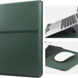 15 16 inch Leather Laptop Sleeve Case Bag Pouch…
