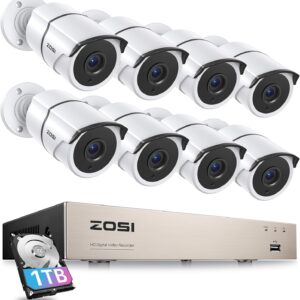 Zosi 3k Lite home security chamber system, AI Human …