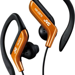 JVC HAEB75D Sports Headphones with Clip, Orange, 4.40 x 1.60 x 3.9…