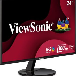 ViewSonic VA2459-SMH 24-Inch 1080p 100Hz IPS Monitor with…
