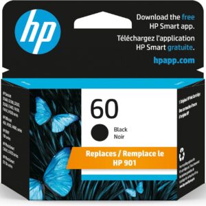 HP 60 Black Ink Cartridge | Works with DeskJet D1660, D2500,…