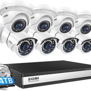 ZOSI 16CH 4K PoE Home Security Camera System,H.265+ 8MP 16 C…
