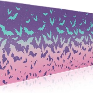 Pink LInche Bats Gaming Mouse Pad XXL Purple Witchcraft cake …