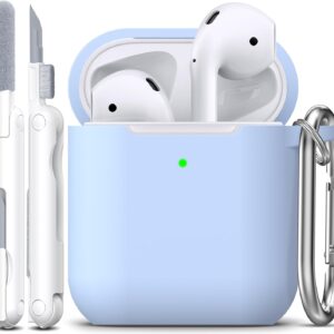 R-fun Compatible with AirPods Case, Soft Silicone Protective Case…