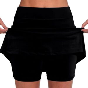 Skorts for women with pockets belly control skills of large size hi …