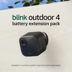 Blink Outdoor 4 (newer model) + battery extension package – fo …