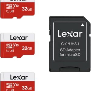 Lexar 32GB Micro Sd Card 3 Pack, MicroSDHC UHS-I Flash Memor …