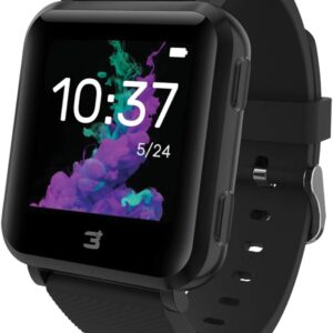 3Plus 3Pl-VibePlus-BK Vibe+ Smartwatch, Black