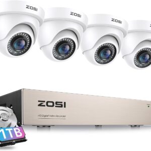 Zosi 3k Lite Security Chamber System with 1 TB hard drive, Ai H …