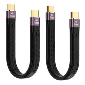 Short short cable c cable of 2 packages, [5inch] Thunderbolt 4 USB 4 cable …