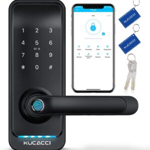 KUCACCI SMART DOOR LOCK WITH MANY: LOCK WITHOUT DOOR INTACK …