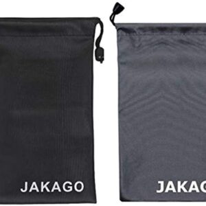 Jakago cell phone storage bag 2 Pack soft microfiber glasses …