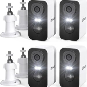 IEGEEK SAFETY CHAMBERS IN WIRELD 4PCS, 2K 3MP MASS …