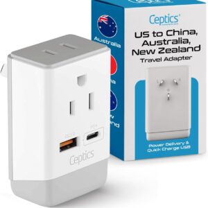 CEPTICS Australia China New Zealand feeding plug adapter, Qc 3 …
