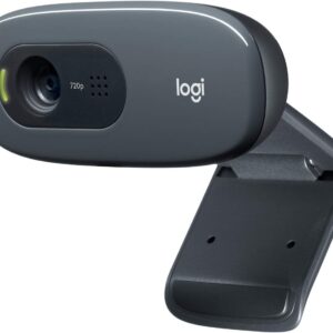 Logitech C270 HD Webcam, 720p, WIDESCREEN HD video calls, L …
